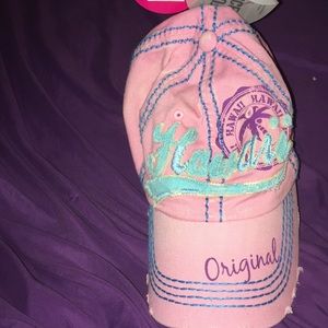 Pink hawaii cap!